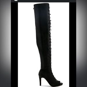 RAYE TYSON LACE OVER THE KNEE BOOTS